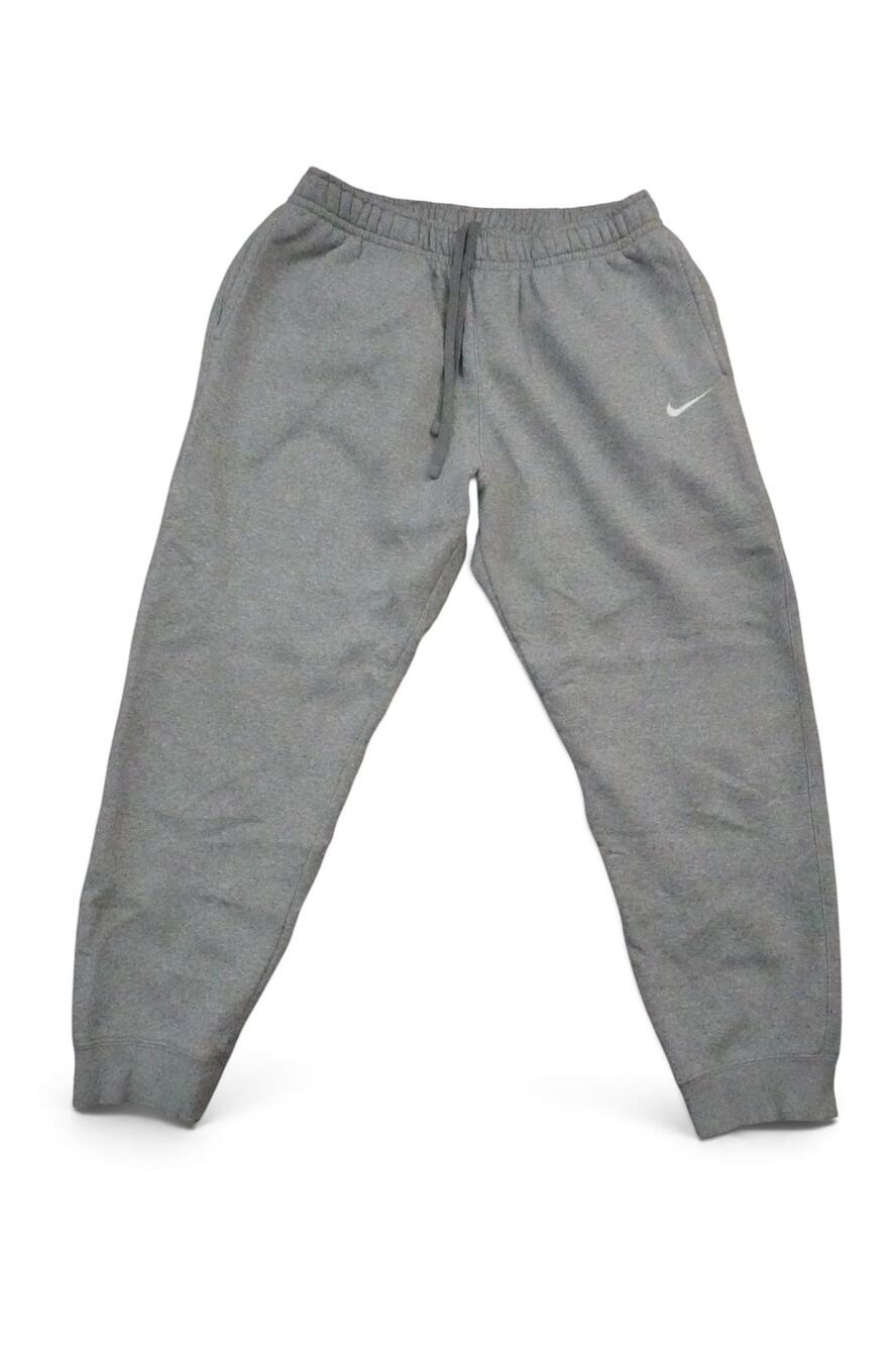 Nike Sweatpants Joggers Mens XL Gray Fleece Drawstring Pockets Cuffed Athletic
